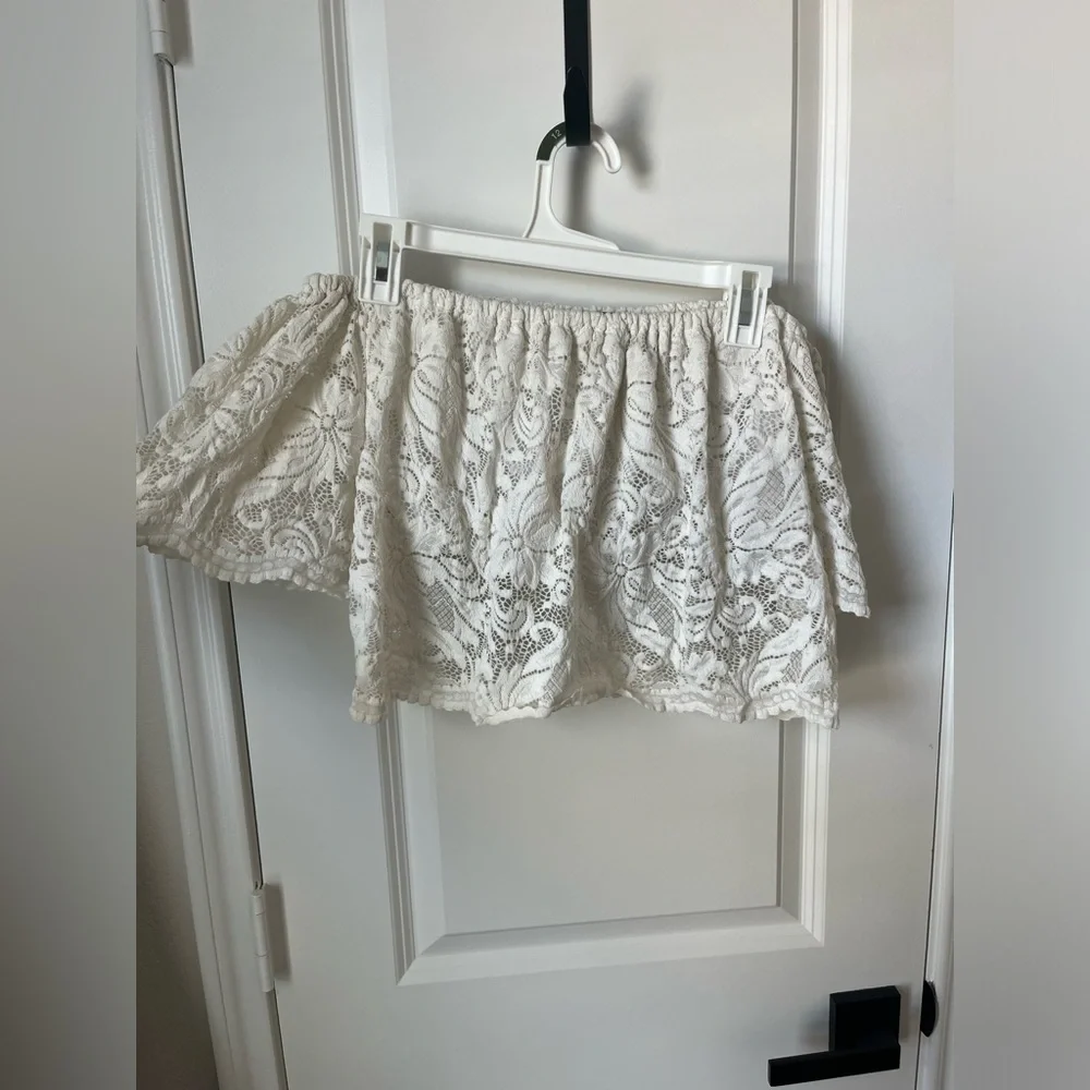 Floral Lace Crop - M - Picture 1 of 4